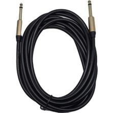 CHESTER 3 Metre 6.35 mm To 6.35 mm Ses Kablosu - Mono Çivi Jak Enstrüman ve Amfi Bağlantı Kablosu