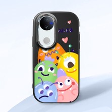 Ucuc Vivo V50 Uyumlu Darbe Emici Kamera Korumalı Siyah Silikon Kılıf