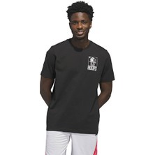 Adidas Key City Wrld T Erkek Basketbol Tişörtü KC9255 Siyah