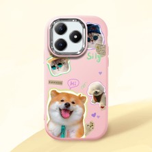 Ucuc Realme Note 60/60X Uyumlu Darbe Emici Kamera Korumalı Pembe Silikon Kılıf