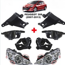 Zetoto Peugeot 308 Far Tamir Kiti Plastiği Sağ Sol Set 6212E3