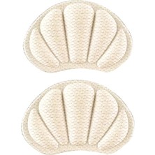 Mawrond Midye Görünümlü, Kendinden Yapışkanlı,  Ayakkabı Topuk Vurma Önleyici, 3mm Boşluk Alıcı Ped, 1 Çift