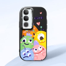Ucuc Vivo Y19S 4G/Y19S Pro Uyumlu Darbe Emici Kamera Korumalı Siyah Silikon Kılıf
