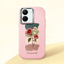 Ucuc Vivo Y77T/Y78M Uyumlu Darbe Emici Kamera Korumalı Pembe Silikon Kılıf