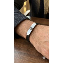 kuyumcudan Pöh - Erkek Deri Bileklik