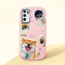 Ucuc Oppo A16/A16S Uyumlu Darbe Emici Kamera Korumalı Pembe Silikon Kılıf