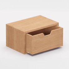 Desna Çekmeceli Mini Dolap - Kiraz | 18 cm x 12.1 cm x 9.6 cm | Woodsaka