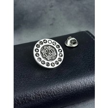 kuyumcudan 16 Türk Devletleri Yaka Rozeti ( Gümüş )