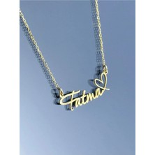 kuyumcudan Fatma Yazılı Isim Kolye
