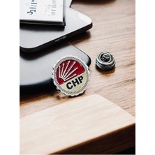 kuyumcudan Chp Rozet 925 Ayar Gümüş  El Işi