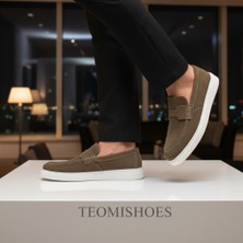 By Barretti Açık Kahverengi Süet Tek Kemer Loafer