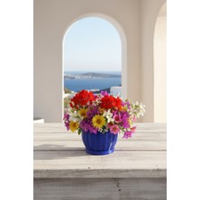 Fılamentim Floranti Ribsphere Dekoratif Saksı Modern Seri 120X120X90 mm NO.1031.10.M-03