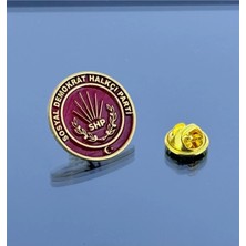 kuyumcudan Sosyal Demokrat Halkçı Parti Yaka Rozeti