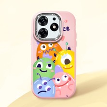 Ucuc Tecno Spark 10 Pro(Kı7) Uyumlu Darbe Emici Kamera Korumalı Pembe Silikon Kılıf