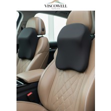 Viscowell Visco 2 Adet Araç Oto Boyun Destek Yastığı Orjinal Visco Baş Yastığı Ortopedik Yastık