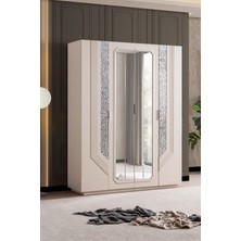 Setay Gardırop, Velora 4 Kapaklı Aynalı Dolap