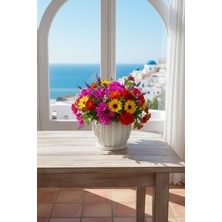 Fılamentim Floranti Ribsphere Dekoratif Saksı Modern Seri 120X120X90 mm NO.1031.10.KR-09