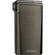 Quantoro Tek Torch Pürmüz / Soft Flame Gunmetal Metal Puro Çakmağı