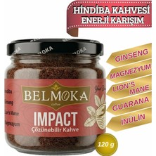 Impact Hindiba Ginseng Lion's Mane Magnezyum Inülin Katkılı Çözünebilir Form Kahve 120 gr