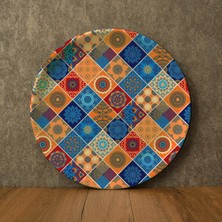Gültaş Melamin 17,5 cm Melamin Büyük Pasta Tabağı 12 Adet Desen : Kilim