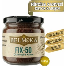 Fıx-50 Hindiba Bromelain Garcinia Katkılı Çözünebilir Form Kahve 120 gr