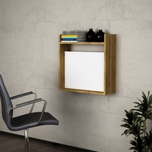 Dekorister Laptop Çalışma Masası Beyaz-ceviz