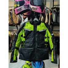 Prosev Fosforlu Yeşilmotosiklet Montu 4 Mevsim