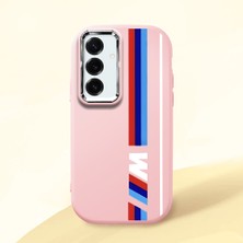 Ucuc Samsung Galaxy S25 Plus Uyumlu Darbe Emici Kamera Korumalı Pembe Silikon Kılıf