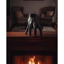 Egecen 3D Dekoratif Siyah El Obje 17X16 cm Gotik ve Modern Aksesuar - EC001Z-55UO06