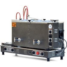 Elmas Çay Kazanı - Dört Demlikli Statik Çay kazanı