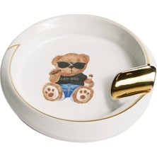 Firebird Teddy Bear Beyaz-Gold Tekli Porselen Puro Küllüğü