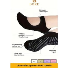 Feyza Design Kadın Kaymaz Pilates Yoga Çorapları - Çok Renkli ve Konforlu