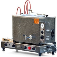 Elmas Çay Kazanı - Üç Demlikli Statik Çay kazanı