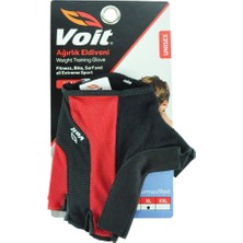 Feyza Design 1211 Ağırlık Eldiveni Large Kırmızı Fitness & Vücut Geliştirme