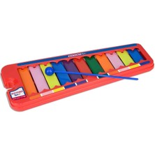 PopŞeker Bontempi Renkli Metal Ksilofon - Nota Öğretici Ilk Enstrüman Seti