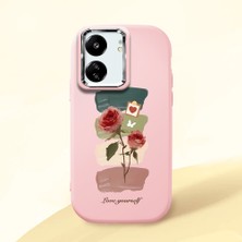 Ucuc Poco C65 Uyumlu Darbe Emici Kamera Korumalı Pembe Silikon Kılıf