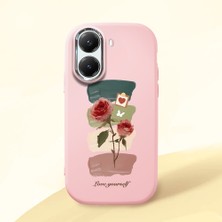 Ucuc Poco X7 Pro Uyumlu Darbe Emici Kamera Korumalı Pembe Silikon Kılıf