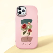 Ucuc iPhone 11 Pro Max Uyumlu Darbe Emici Kamera Korumalı Pembe Silikon Kılıf