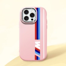 Ucuc iPhone 15 Pro Max Uyumlu Darbe Emici Kamera Korumalı Pembe Silikon Kılıf
