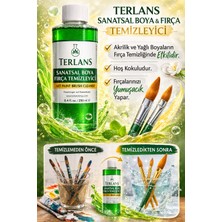 Terlans Sanatsal Boya ve Fırça Temizleyici Yağlı ve Akrilik Boya Temizleyici