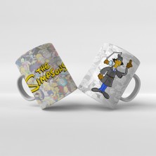 Baskılı Kupa Bardak The Simpsons Karakterleri - Y17