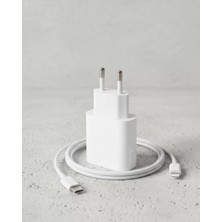 Egecen iPhone 14 13 12 11 Xr Xs Max 20W Lightning Şarj Adaptörü Kablo Dahil - EC001Z-55UK13