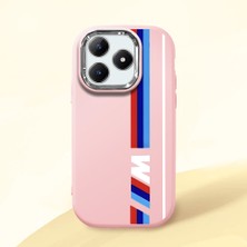 Ucuc Realme C63 4G/C61 Uyumlu Darbe Emici Kamera Korumalı Pembe Silikon Kılıf