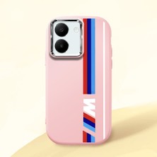Ucuc Vivo Y77T/Y78M Uyumlu Darbe Emici Kamera Korumalı Pembe Silikon Kılıf