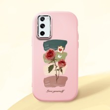Ucuc Samsung Galaxy S20 Fe 4g/5g Uyumlu Darbe Emici Kamera Korumalı Pembe Silikon Kılıf