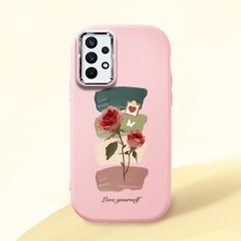 Ucuc Samsung Galaxy A32 4g Uyumlu Darbe Emici Kamera Korumalı Pembe Silikon Kılıf