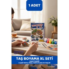 Feyza Design Taş Boyama Seti 6 Yaş Üstü Çocuklar Için Zeka ve Yaratıcılık Geliştirici