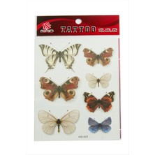 İsmiyle Al Kelebek Tattoo Dövme Sticker