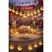 Okavango 1,5 Metre Cami Desenli Led, 23 Nisan Süsleri 23 Nisan Okul Anaokulu Süslemeleri