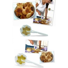 Decostyle Kurabiye Ruleti - Çiçek - Kalp - Üçgen - Muffin Şekillerinde Kurabiye Şekillendirici